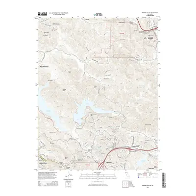 2015 Map of Briones Valley, 2015 Print