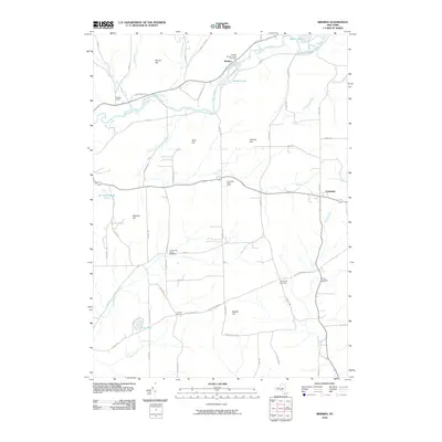 2010 Map of Brisben, 2010 Print