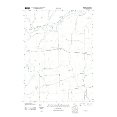 2013 Map of Brisben, 2013 Print
