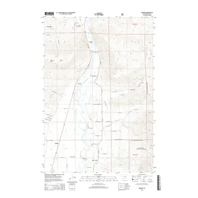 2014 Map of Brisbin, 2014 Print