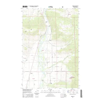 2017 Map of Brisbin, 2017 Print