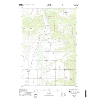 2020 Map of Brisbin, 2020 Print