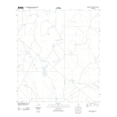 2013 Map of Briscoe Ranch, 2013 Print