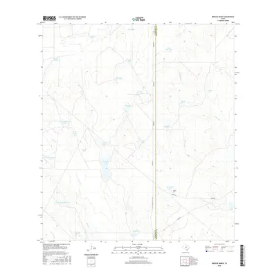 2016 Map of Briscoe Ranch, 2016 Print