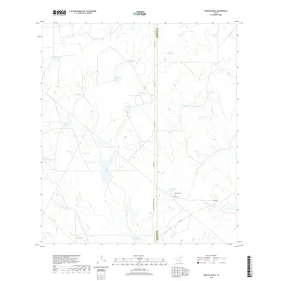 2019 Map of Briscoe Ranch, 2019 Print