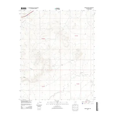 2013 Map of Briscoe Ranch, 2013 Print