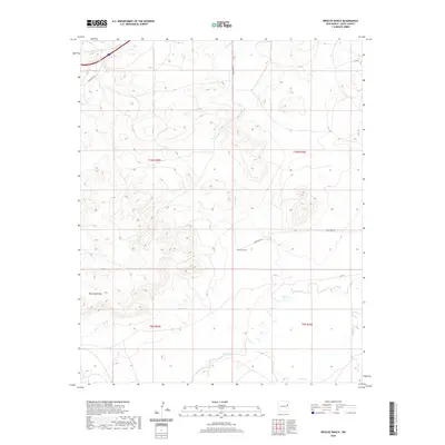 2020 Map of Briscoe Ranch, 2020 Print