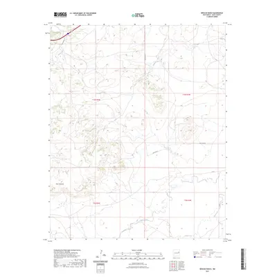 2023 Map of Briscoe Ranch, 2023 Print