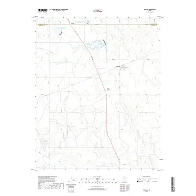 2019 Map of Briscoe, 2019 Print