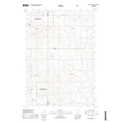 2017 Map of Brislawn School, 2017 Print