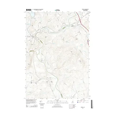 2015 Map of Bristol, 2015 Print
