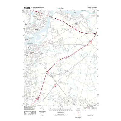 2011 Map of Bristol, 2011 Print