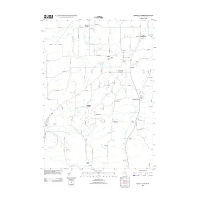 2013 Map of Bristol Center, 2013 Print