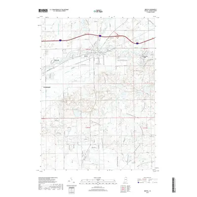 2019 Map of Bristol, 2019 Print