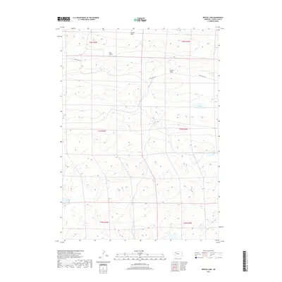 2017 Map of Bristol Lake, 2017 Print