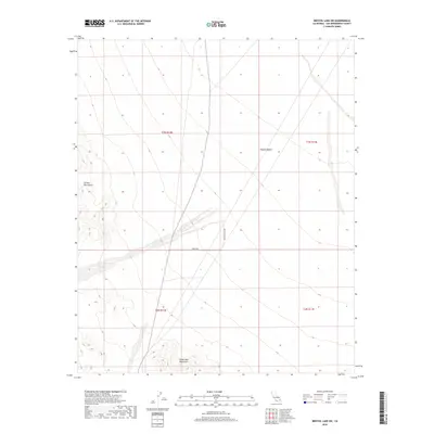 2018 Map of Bristol Lake SW, 2018 Print