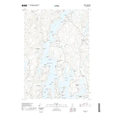 2021 Map of Bristol, 2021 Print