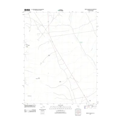2012 Map of Bristol Range SE, 2012 Print