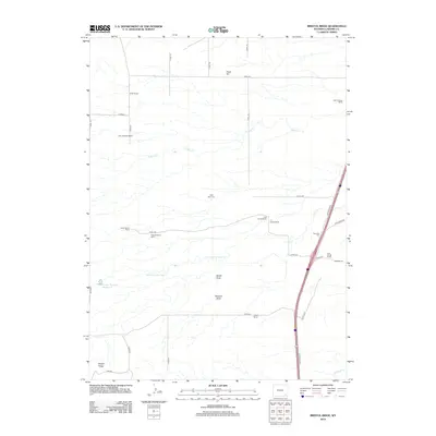 2012 Map of Bristol Ridge, 2012 Print