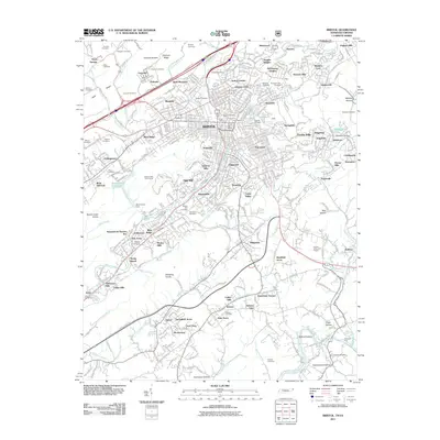 2011 Map of Bristol, 2011 Print