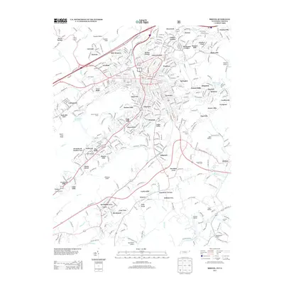 2013 Map of Bristol, 2013 Print