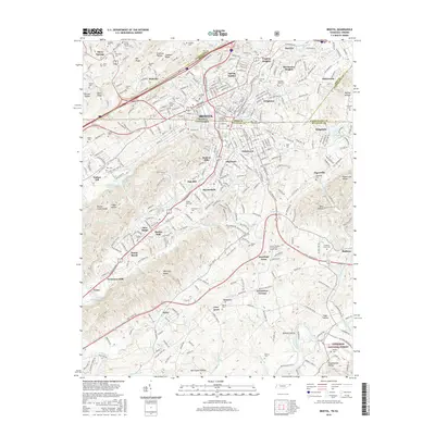 2016 Map of Bristol, 2016 Print