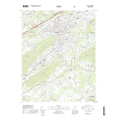 2019 Map of Bristol, 2019 Print