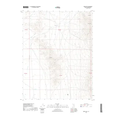 2018 Map of Bristol Well, 2018 Print