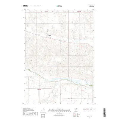 2017 Map of Bristow, 2017 Print