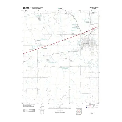 2009 Map of Bristow, 2009 Print