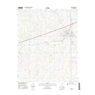 2016 Map of Bristow, 2016 Print