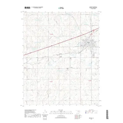 2018 Map of Bristow, 2018 Print