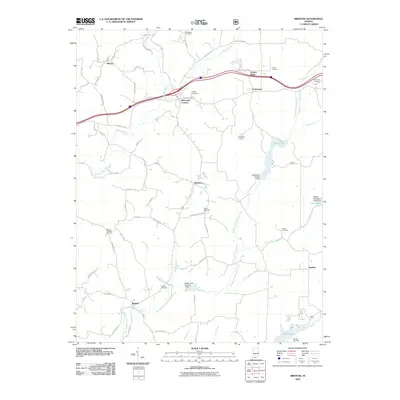 2010 Map of Bristow, 2010 Print