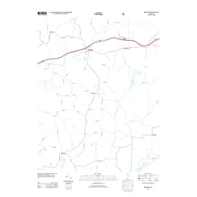 2013 Map of Bristow, 2013 Print