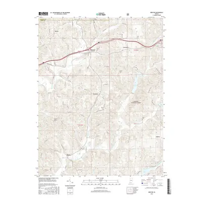 2016 Map of Bristow, 2016 Print