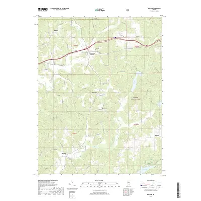 2019 Map of Bristow, 2019 Print