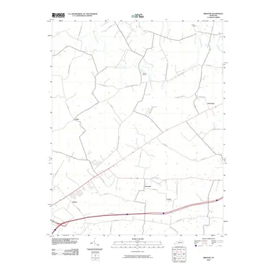 2010 Map of Bristow, 2010 Print