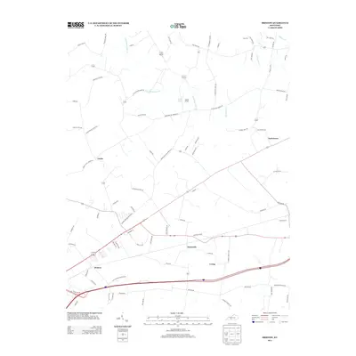 2013 Map of Bristow, 2013 Print