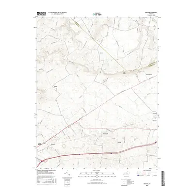 2016 Map of Bristow, 2016 Print