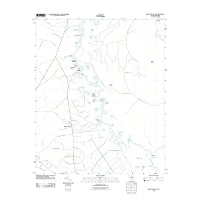 2011 Map of Brittons Neck, 2011 Print