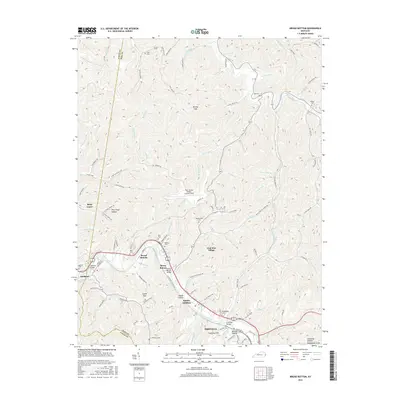 2016 Map of Broad Bottom, 2016 Print