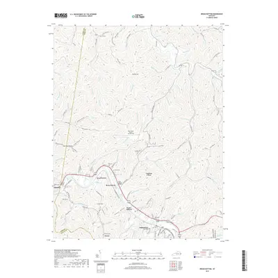 2019 Map of Broad Bottom, 2019 Print