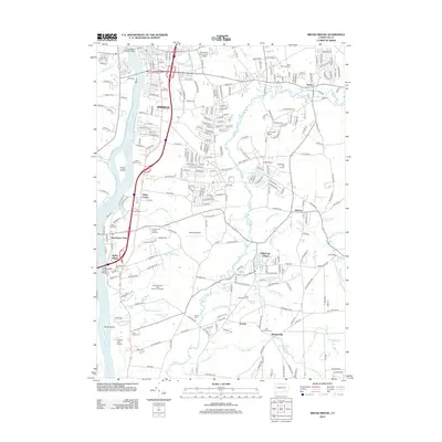 2012 Map of Broad Brook, 2012 Print