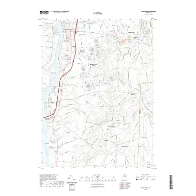 2021 Map of Broad Brook, 2021 Print