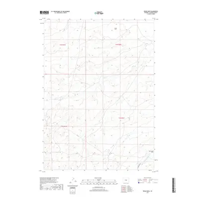 2017 Map of Broad Mesa, 2017 Print