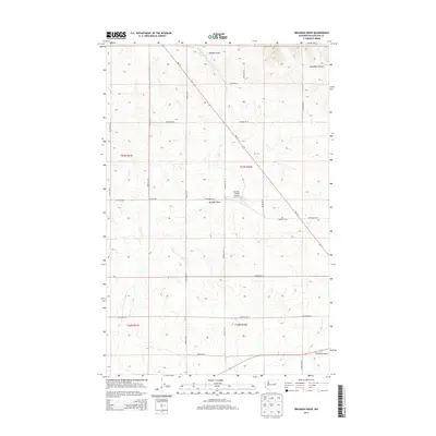 2013 Map of Broadax Draw, 2013 Print