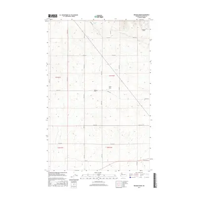 2017 Map of Broadax Draw, 2017 Print
