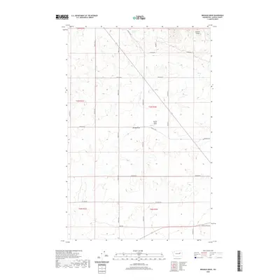 2020 Map of Broadax Draw, 2020 Print