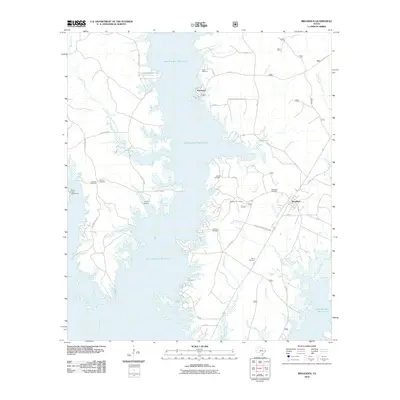 2010 Map of Broaddus, 2010 Print