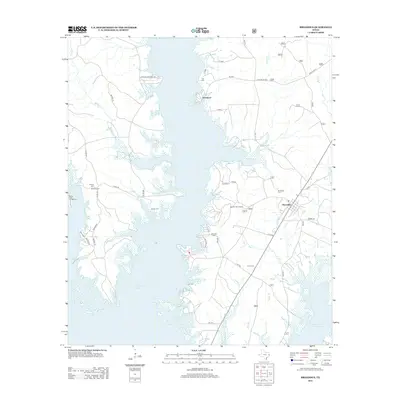 2013 Map of Broaddus, 2013 Print